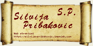 Silvija Pribaković vizit kartica